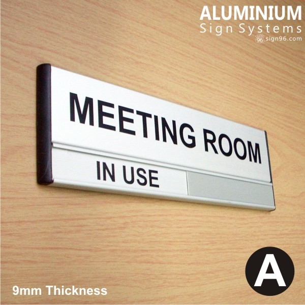 DOR-823 Aluminium Meeting Room Sign