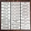 DOR-823 Aluminium Office Room Door Sign