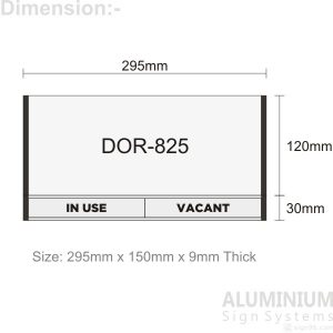 DOR-825 Door Sign Blank