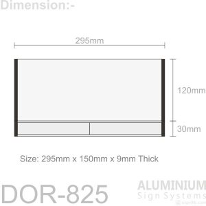 DOR-825 Door Sign Blank