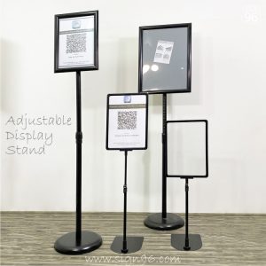 Easy Snap Poster Frame Display Stand For MySejahtera SOP MCO QR Print