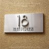 3D Stainless Steel Numbers Address Sign Plaque 18