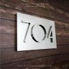 3D Numbers Address Sign Plaque 704