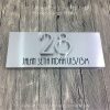 3D Numbers Etching Address Sign Plaque 28