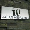 3D Numbers Etching Address Sign Plaque 10