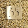 3D Stainless Steel Numbers Address Sign Plaque 35 02