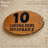 WDO-145 Wooden Sign Black Letters 10