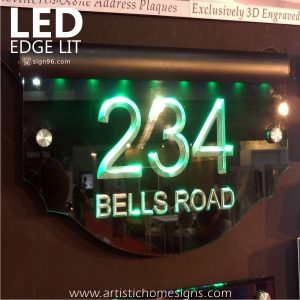 LED Edge Lit Glow Engraving Acrylic Signs