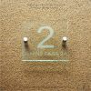 Etching Glass Sign White Letters