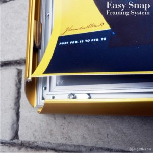 Gold Easy Snap Aluminium Framing System 09