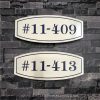 Stainless Steel Etching House Signs Unit Number