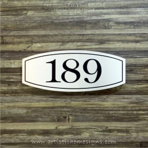 Stainless Steel Etching House Signs 189