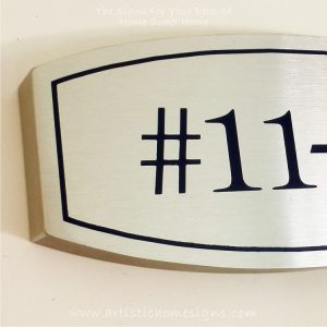 Stainless Steel Etching House Signs 11-452