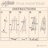 FWE-001 Pine Wood Easel 04