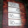 Rectangle Etching House Signs 5075