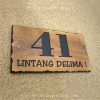 WDR-145 Rectangle Wooden House Sign 41