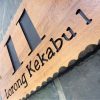 WDR-145 Rectangle Wooden House Sign 11