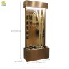 WWG-410 Bamboo Art Glass Mirror Etching Wall Fountain 02