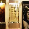 WWG-410 Bamboo Art Glass Mirror Etching Wall Fountain 03
