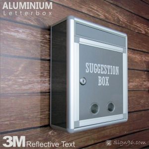 MLB-403 Aluminium Suggestion Box Mailbox Letter Box 02