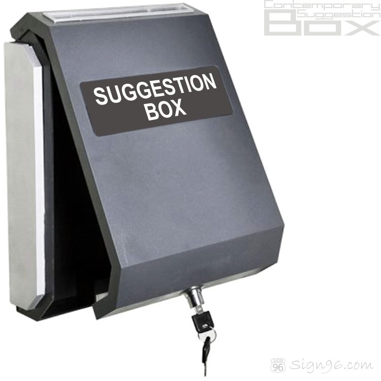 MLB-404 Contemporary Suggestion Box 01