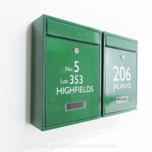 MLB-506 Tenuous Basic Powder Coated Metal Mailbox 04
