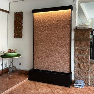 Natural Pebble Water Wall Feature WWP-122 Made In Malaysia