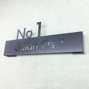 CNC Laser Cut Metal House Number Address Signs Made In Malaysia