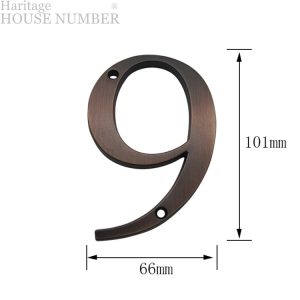 Cast Alloy Zinc Haritage House Address Number With Copper Polish Finishing LTR-503-CP MALAYSIA HOUSE NUMBER ADDRESS SIGN