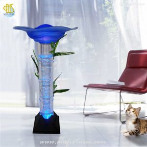 Anion Humidifier Fragrance Aroma Mist Maker Bubble Water Features Acrylic Tube Column LED Lamp WBT-873 Home Decoration Malaysia