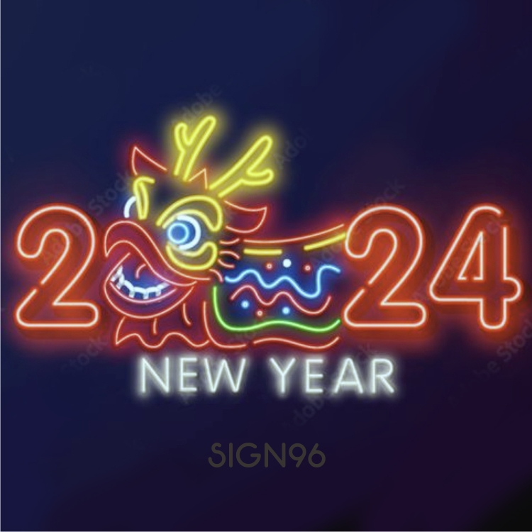 LNS-804 CNY LED Neon Signs Dragon 2024 0